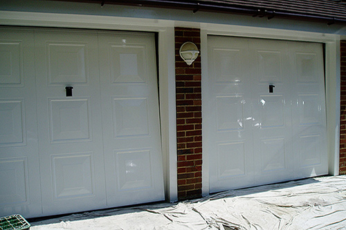 Garages after painting
