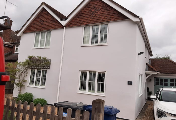 Exterior redecoration of a private property in Farnham