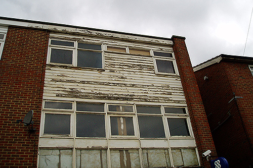 Exterior of domestic property before works commenced