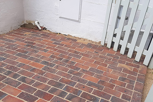 Finished Block Paving private Cottage.