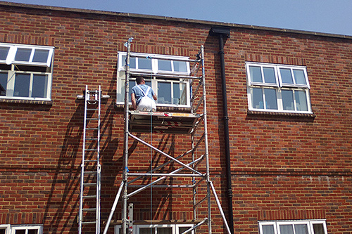 Exterior re-decoration of Farnham school