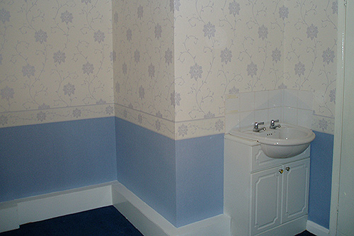 Nursing home blue room