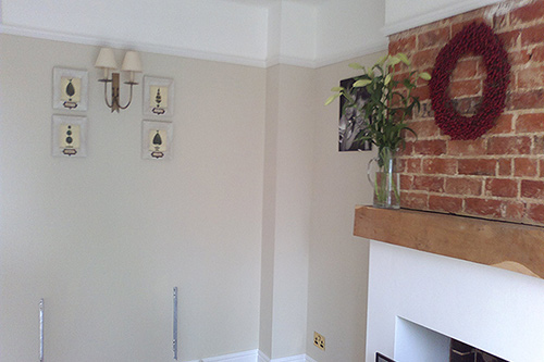 Dining room decorated using Farrow & Ball Paint in Farnham