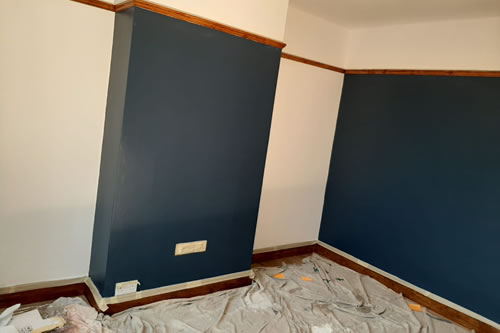 Designer paint finish.