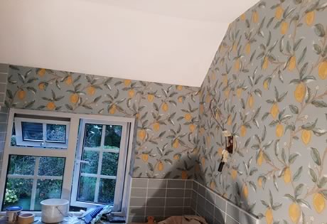 William Morris wallpaper,
